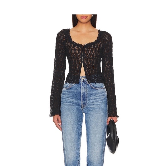 Free People Tops - Free People Madison Top in Black Sz Medium